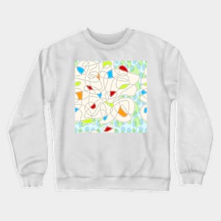 Chaotic pattern Crewneck Sweatshirt